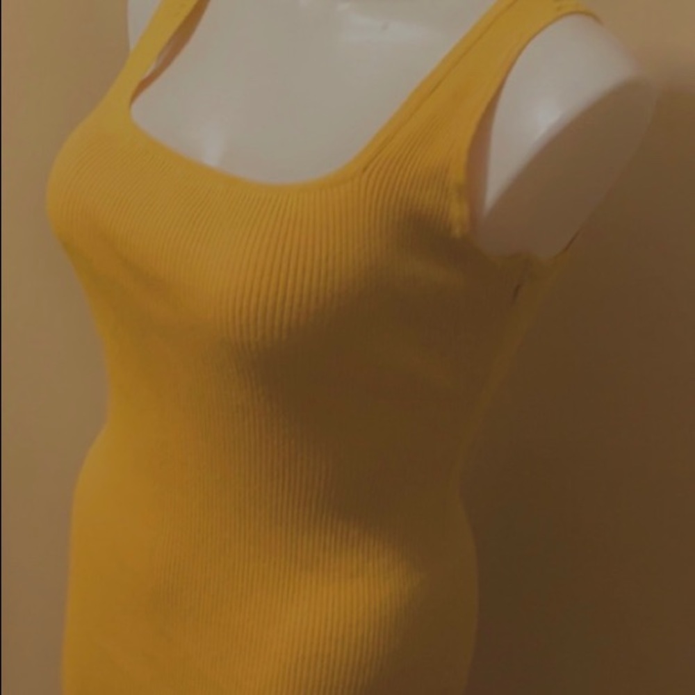 Ribbed Tank Sweater Dress